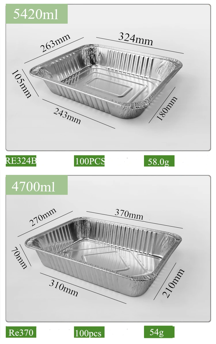 Shrink Package 9x13 Half Size Steam Pans Heavy Duty 21x13 Heavy Duty