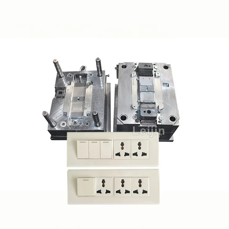 Custom Make Electrical Switch Box Light Wall Switch Socket Plastic Injection Mould for Home Office Interior Decoration