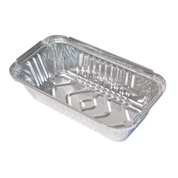 Laixin Food Grade 670ml 1.5lb No.6a Bakery Trays Disposable Takeaway Rectangle Aluminum Foil Container For Philippines