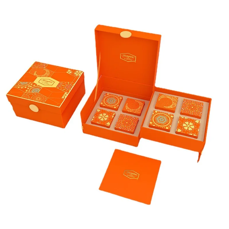 OEM DIY Wholesale Shipping Gift Mooncake Packaging Moon Cake Packing Box  Custom Logo Printed Luxury Mooncake Box Gift Wrap From Jerseyclubsoccer000,  $850.42