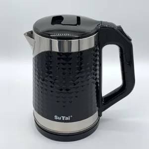 New Design Big Sale Evergreen Rose Gold Cordless Electric Kettle Wit Heating element for Kitchen