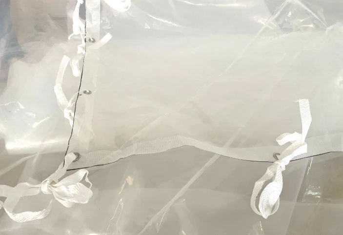 20ft Dry Bulk Shipping Container Liners Polyethylene Container Liner Transparent Plastic Bag