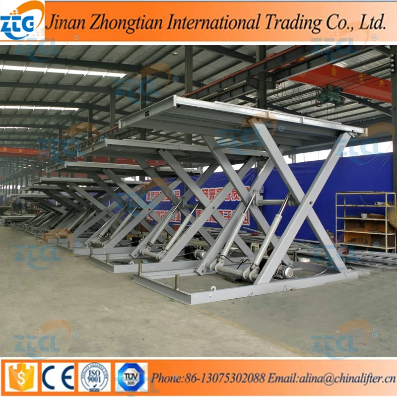 Ztcl Stationary Hydraulic Scissor Lift Fixed Scissor Lift Tables Cargo ...