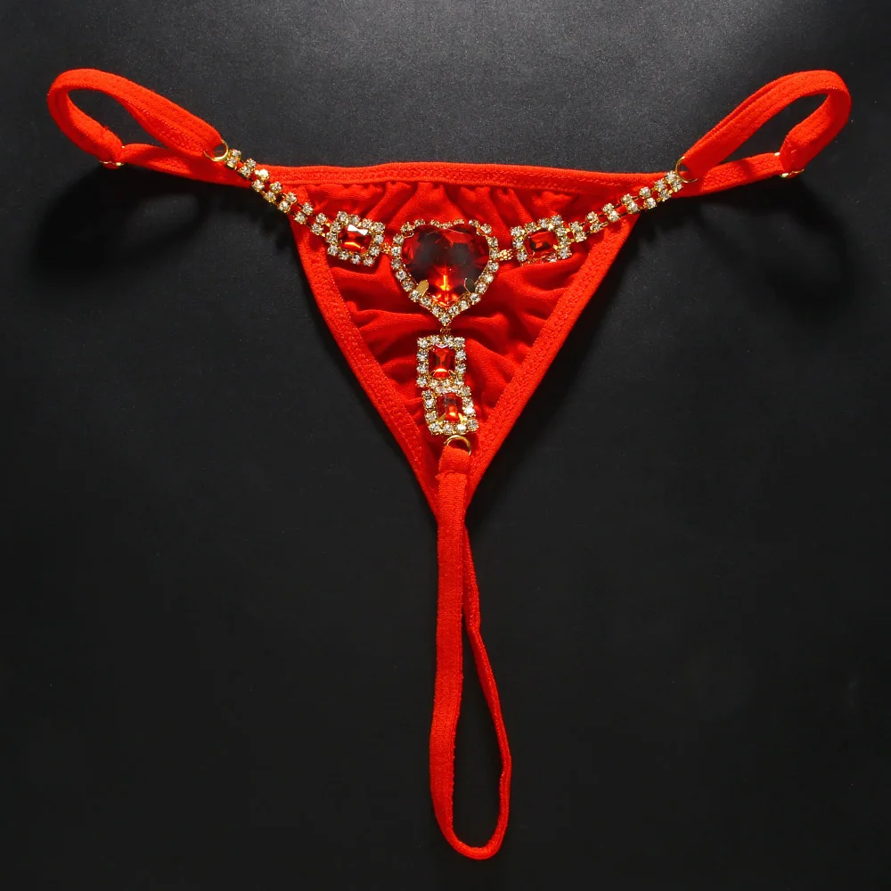 Gold Plated G-String Thong - Sexy Alloy Body Chain Panties