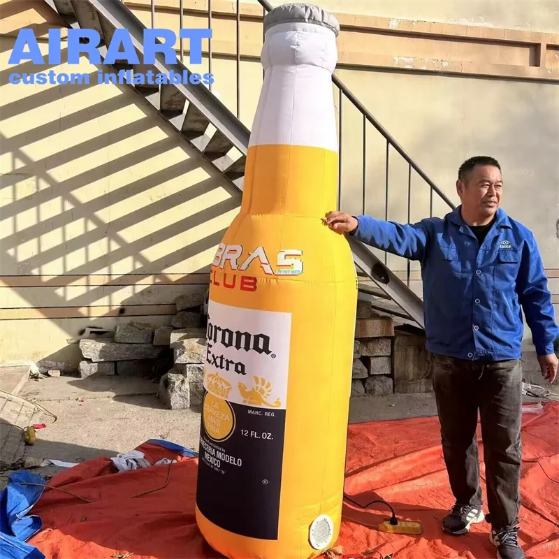 Attractive Factory Direct Sell Advertising Inflatable Liquor Bottle Inflatable Bottle