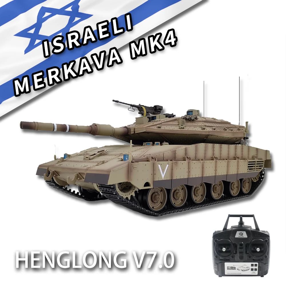 Carro Armato RC Heng Long 1:16 - Merkava Mk IV Con Sparo BB, Infrarossi E Fumo - Foto 14