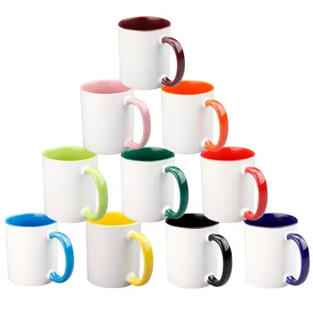 sublimation mug double color cute cup custom ceramic mugs ceramic cups coffee cup 11oz coffee mugs