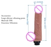 Large silicone vibrating penis