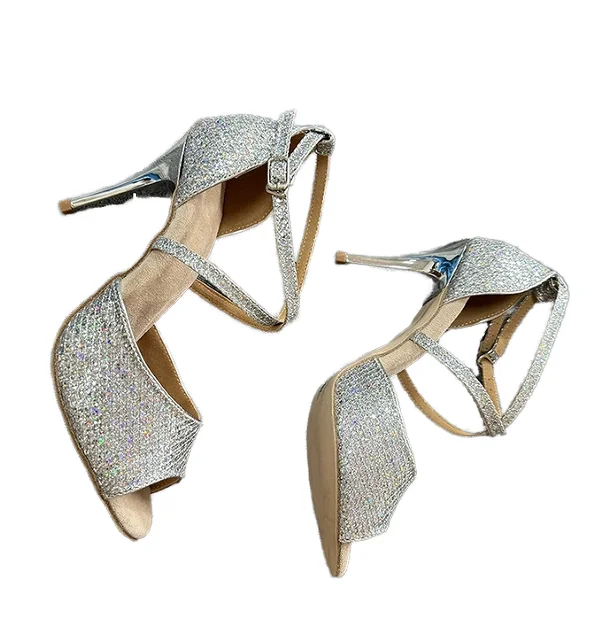 EVKOODANCE Women's Shiny Dancing Shoes New Arrival 7 cm Soft Elegance Breathable Popular Zapatos De Mujer