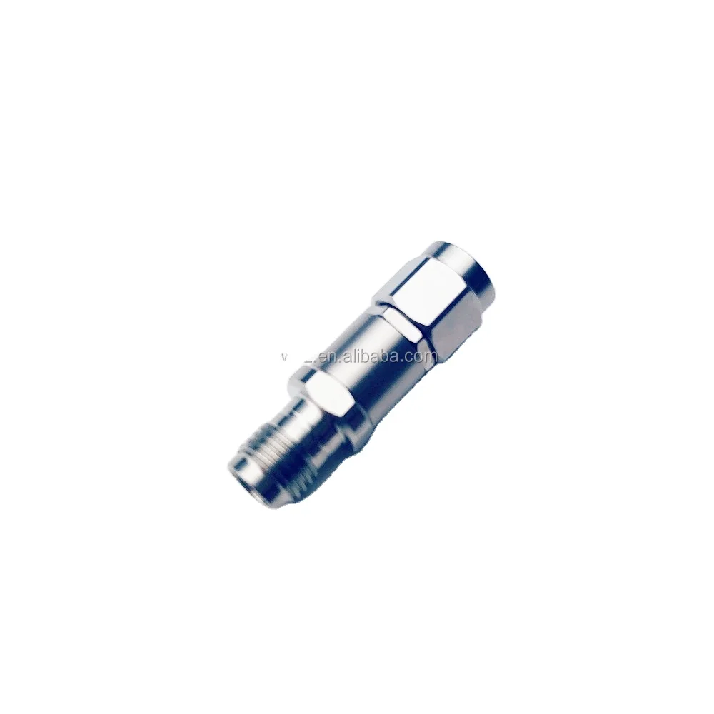 high-frequency millimeter wave rf coaxial adapter 2.4 male to 3.5 female SUS303 DC - 33GHz VSWR1.2 Rf coaxial connector