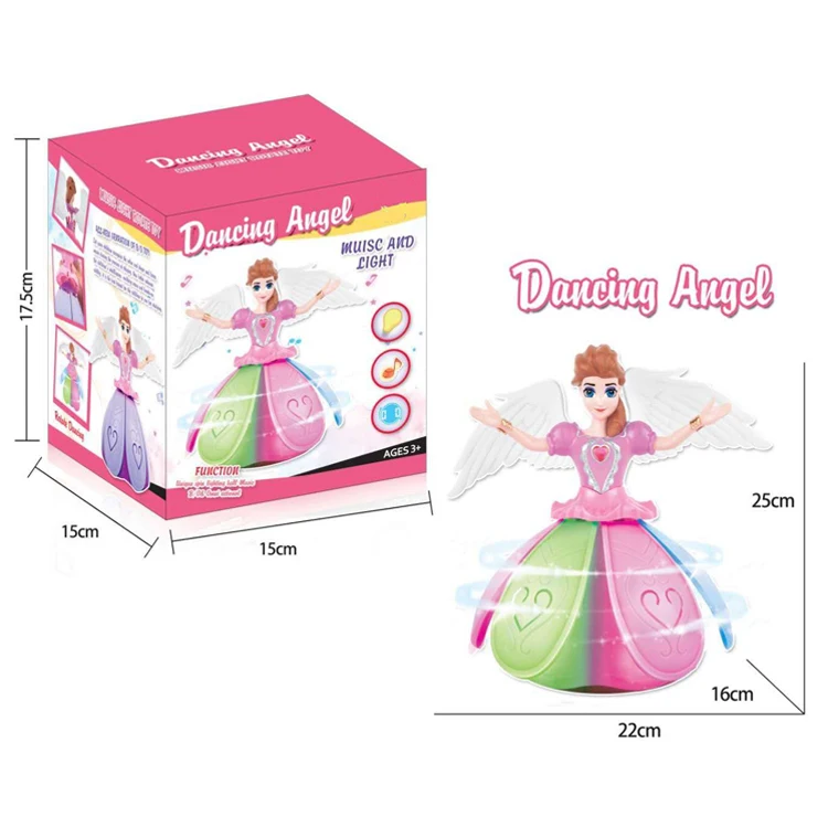 Beautiful Fairy Princess Doll Universal Light Musical Dancing Angel ...