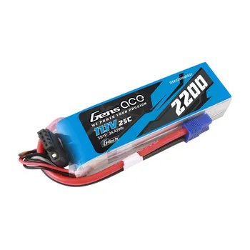 Gens Ace 2200mAh 3S 11.1V 60C G-Tech Lipo Battery Pack With EC3 Plug