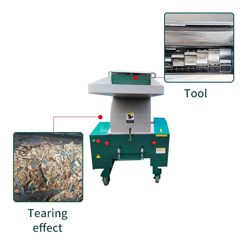 Машина для измельчения труб HDPE NJWG 300/машина для измельчения отходов древесины для измельчения лома поддонов/досок/пластин