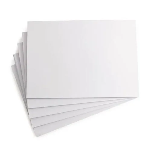 White cardboard