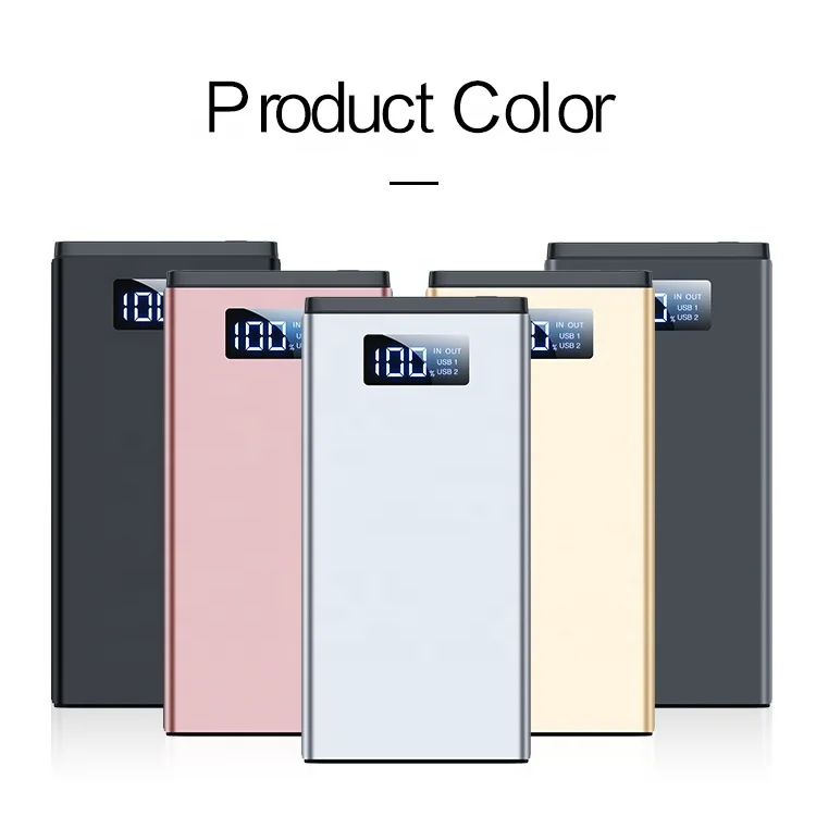 
Высококачественный батарейный блок 10000 мАч металлический внешний аккумулятор портативное зарядное устройство для мобильного телефона 