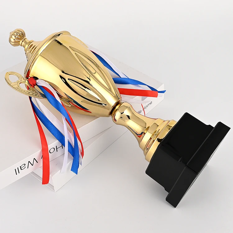 product hot selling high quality free design metal trophy customized logo school sports trophy sports match metal gold trophy-8