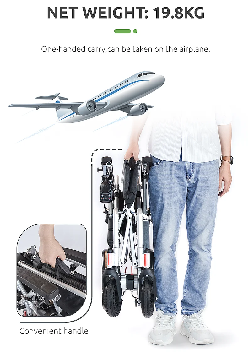 Folding Portable Cheapest Electric Orthopedic Medical Wheelchair