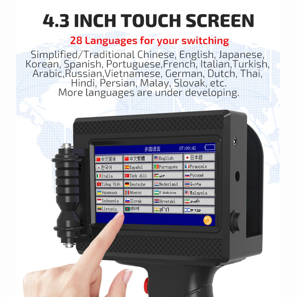 Hot Selling Black Quick Drying Ink Lightweight Hand Held Direct Printing Packaging Machine Printer Portable