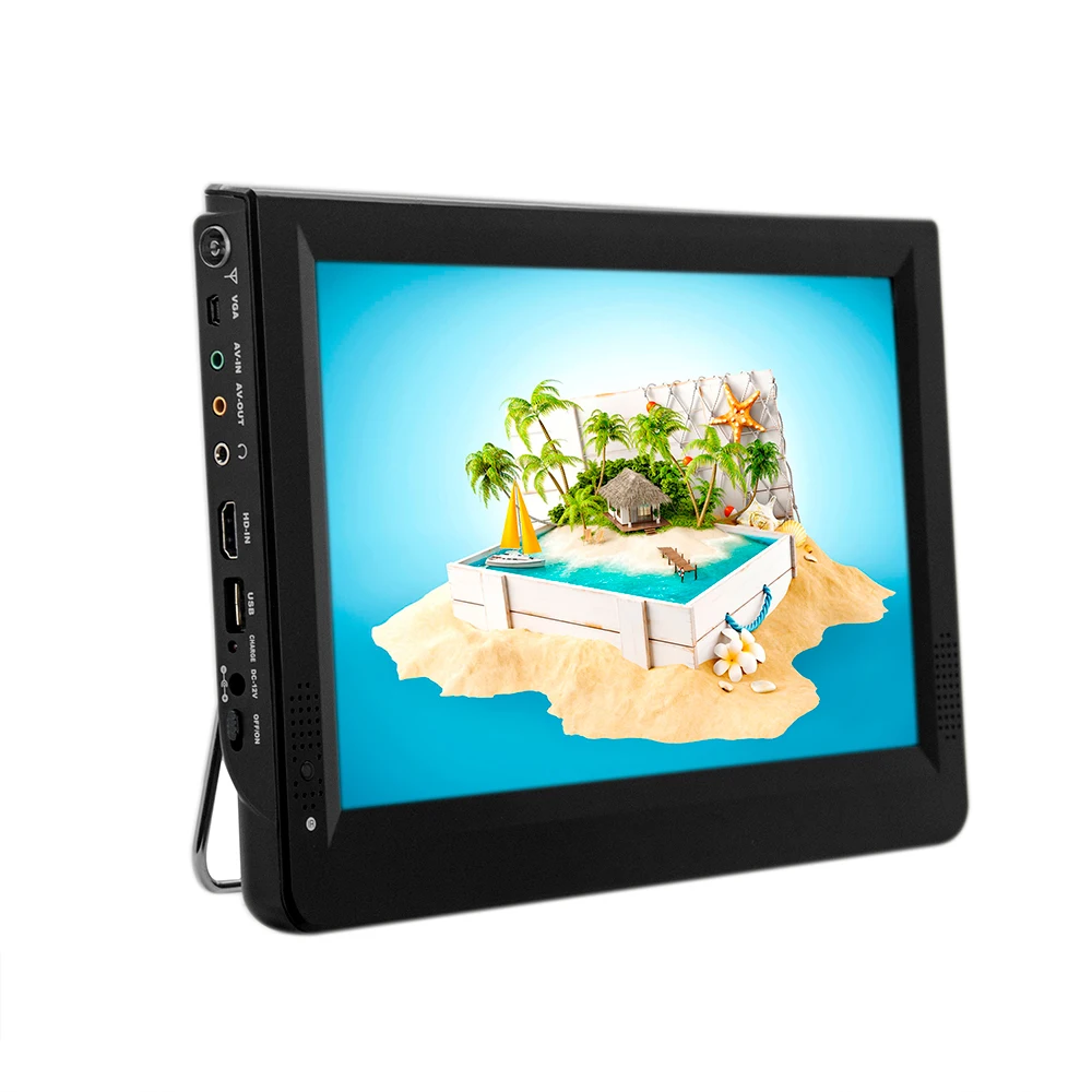 Portable Led Tv Player Dvb-T Atsc Isdb-T Digital Tv