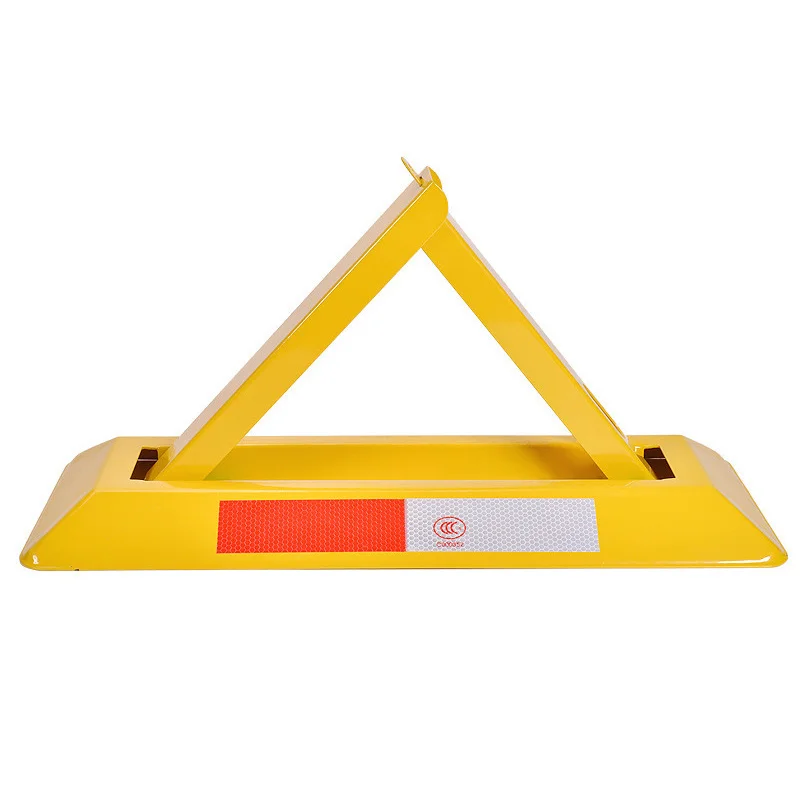 Manual Triangle Parking Lock Car Parking Space Protector Triangular Ground Lock