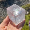 Rainbow Clacite Cube