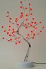60l heart-shaped tree light-silver branch warm light