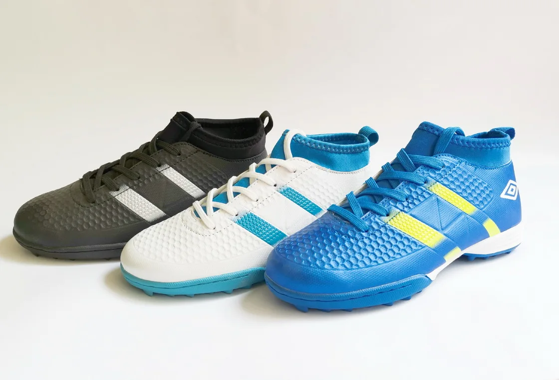 Weshine Классическая Детская спортивная футбольная обувь с высокой лодыжкой на резиновой подошве для тренировок в помещении