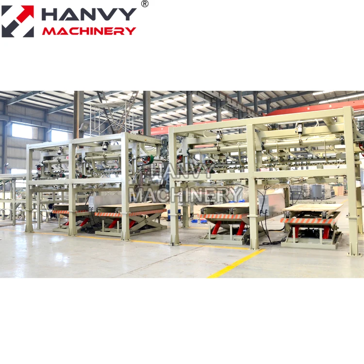 Plywood sorting stacking line