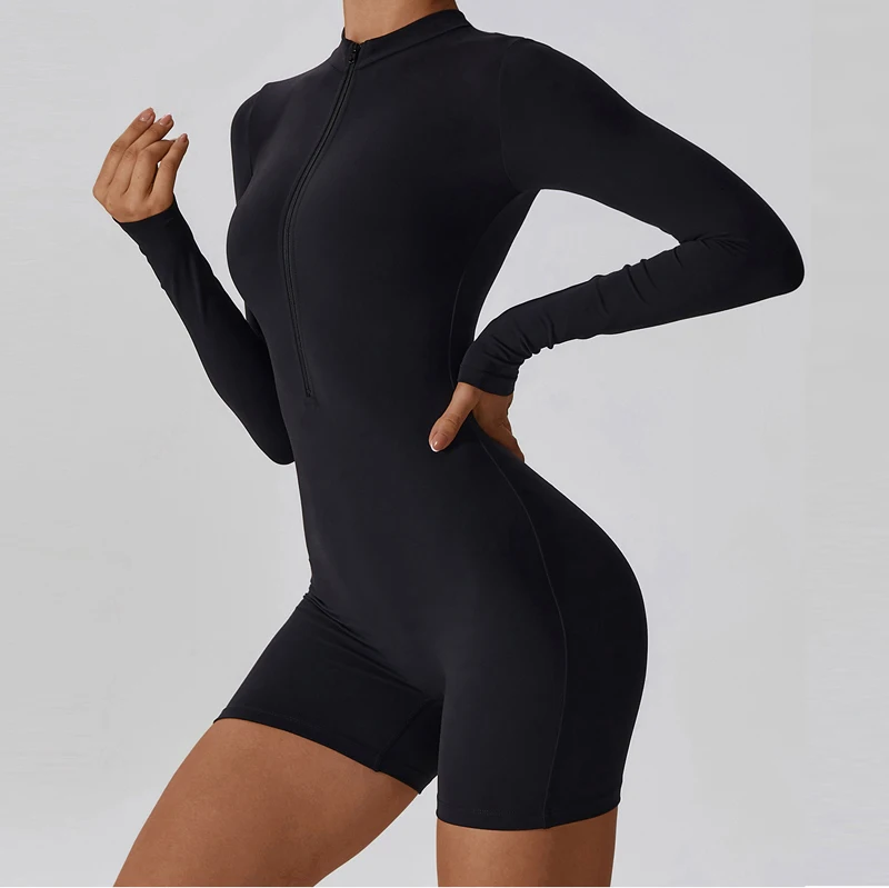 High Quality Bodysuit Hip Lifting Dance Women Jumpsuits Elastic Tight