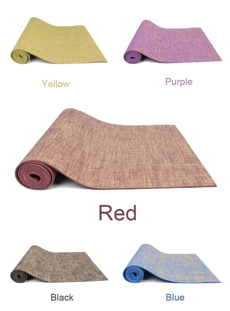 Oem 2022 Flax And Pvc New Style High Quality Yoga Mat For Fitness Buy