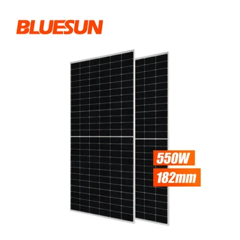 550w 600w 650w panel solar half cells perc solar panels for home use solar energy system low price