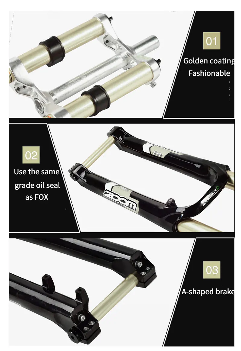 Bike Fourche Fox Vtt 2022 Fourche VTT Bicycle Suspension 26 Inch