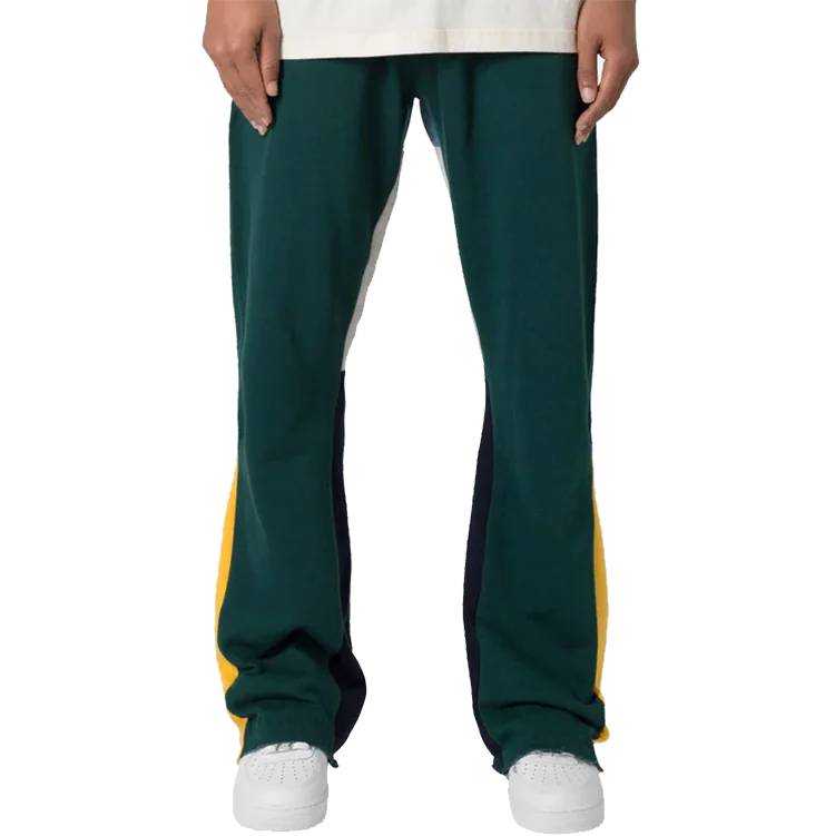 Luxury 100 Cotton Custom Flared Sweatpants Loose Men Flared Jogger