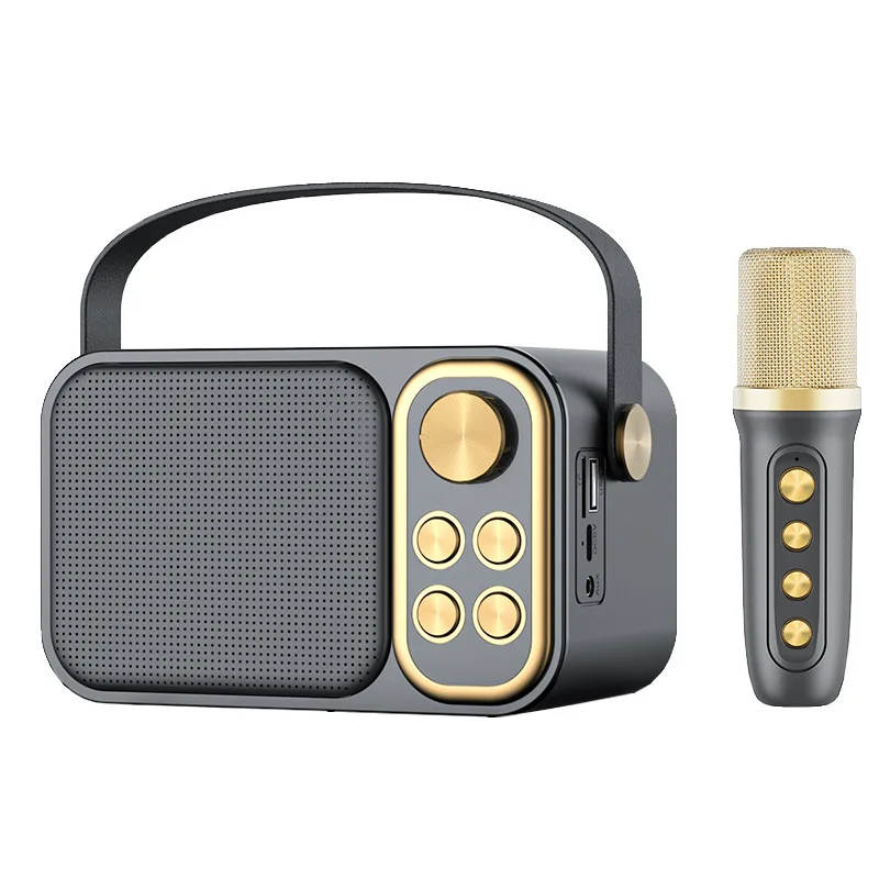 YS103 Mini Outdoor Bluetooth Retro Speaker Karaoke Fun