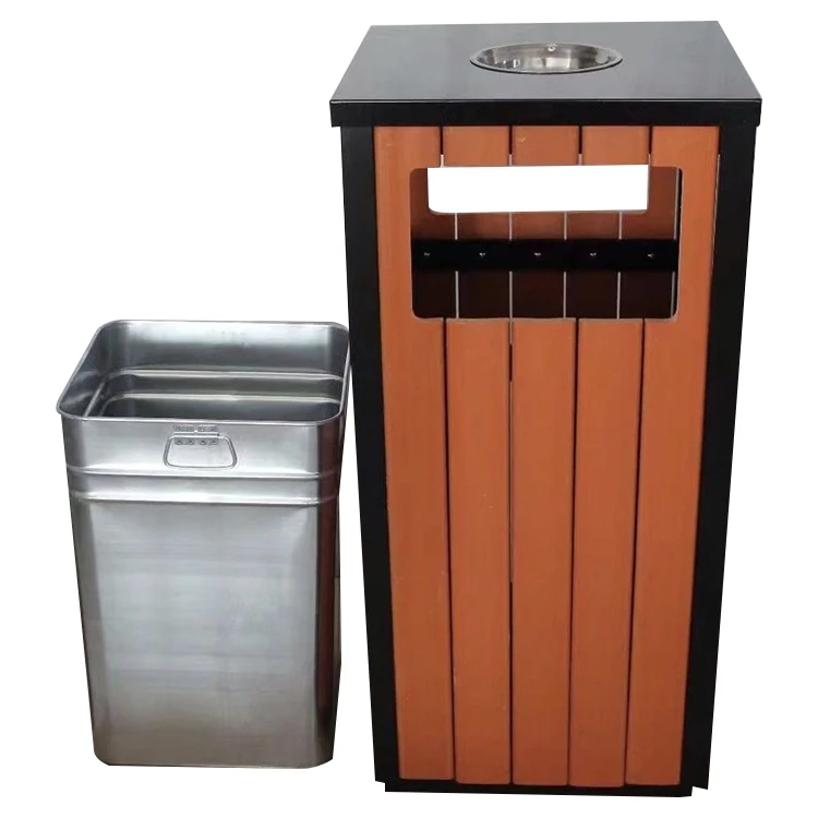 Galvanised Steel Bin Rodent proof rubbish storage recycling container (lrb)