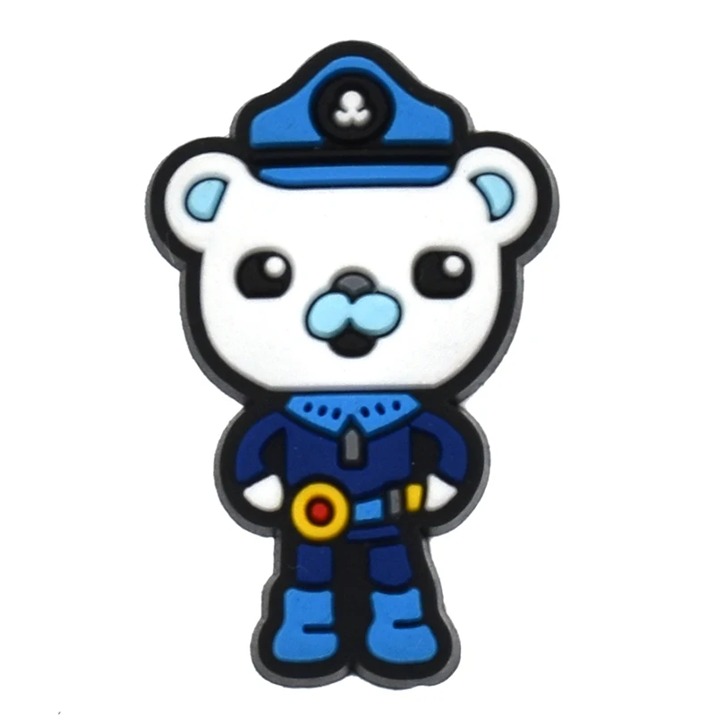 New Design Factory Direct Sales Rainbow Cartoon Shoe Accessories Shoe Charms Wholesale Bulk PVC Shoe the Octonauts for Sandal