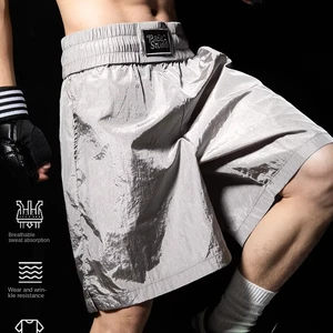 OEM & ODM Men's Summer Sports Casual Shorts New Fashionable Brand Micro-Wrinkle Metallic