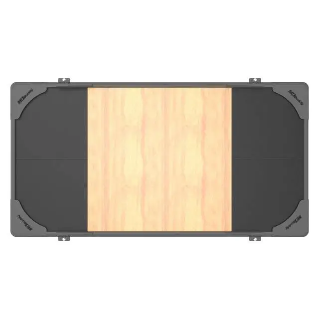MDBuddy Weightlifting Platform Deadlifting Platform with Rubber and Baboo and Steel Frame