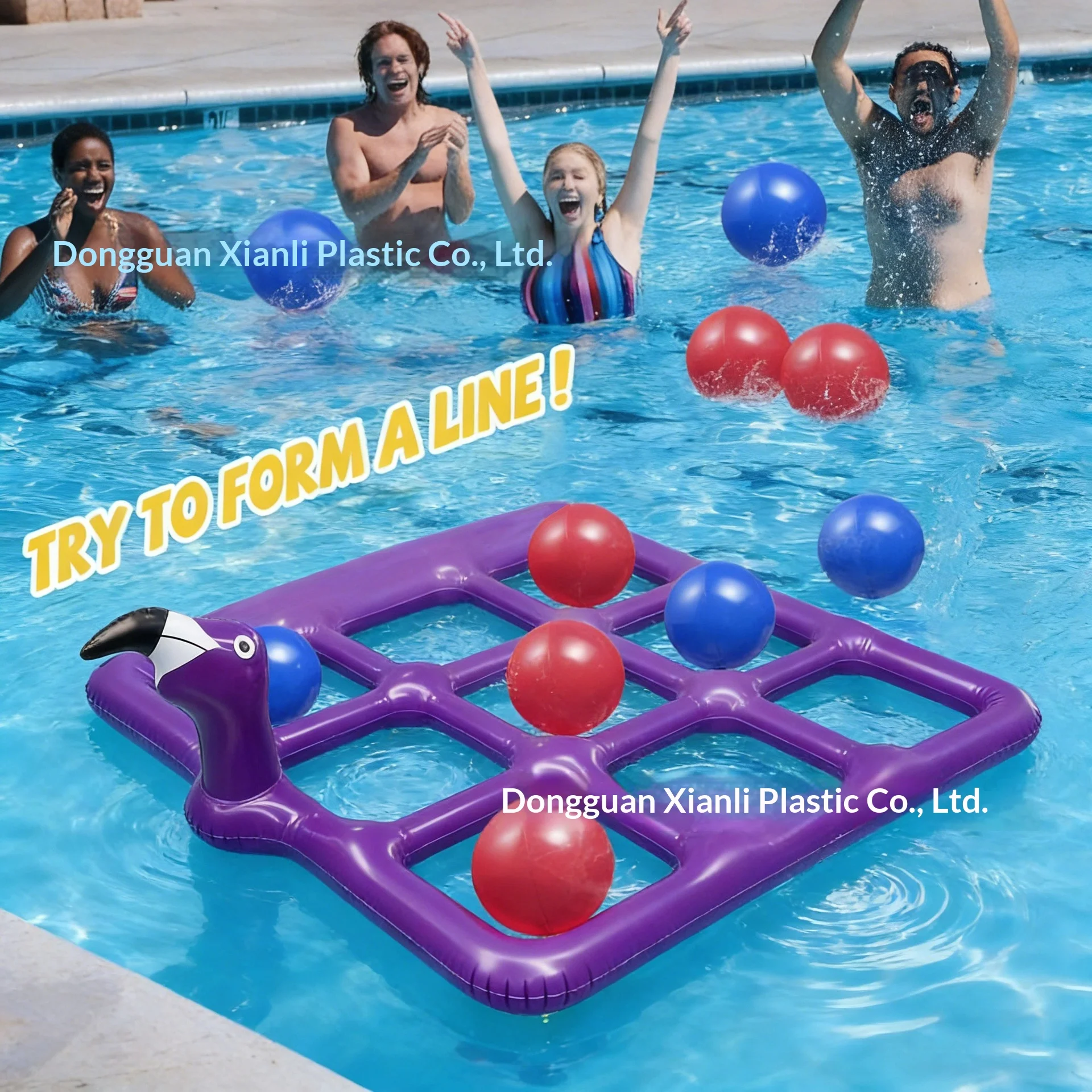 Jeu De Lancer Flottant Piscine – Anneau EVA Numéroté + 10 Balles, Adresse Et Coordination œil-main, été