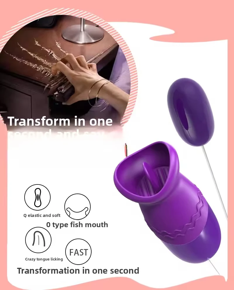 Vibrating egg with dual mechanism features highlighted