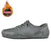 C8009M gray cotton-padded shoes