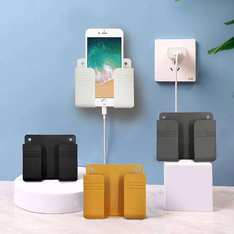 Phone Charging Stand Wall Cell Phone Holder 4PC Wall Mount Cell