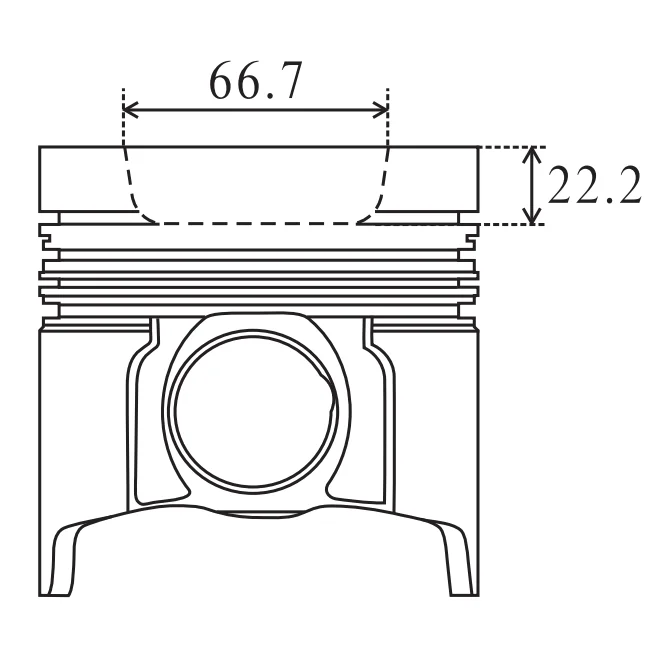 6SD1-TC Engine Piston 1-12111-345-0 1-12111-626-2 1-12111-471-0 8-97358 ...