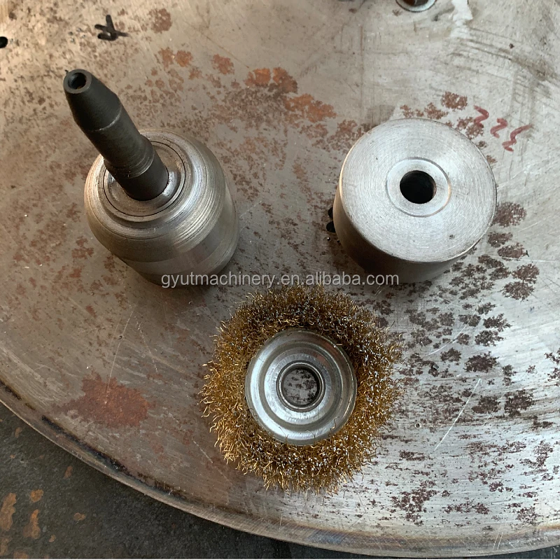 Cnc Twisted Wire Brush Threading Machines Rust Removal Carbon Steel