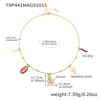 TXP441-golden octopus diy pendant necklace 40+5cm