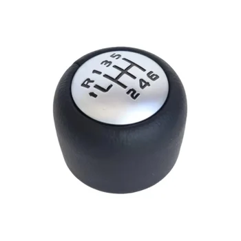 Zpartners Auto Parts Leather Gear Shift Knob Lever for PEUGEOT 508 & for Citroen Picasso Grand Picasso 2 II Manual Cars