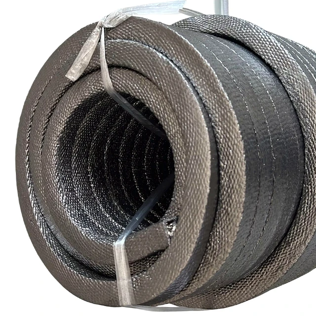 Asbestos Free Rubber Gland Packing Non-asbestos Fiber Filler Woven Braided Sealing Strip