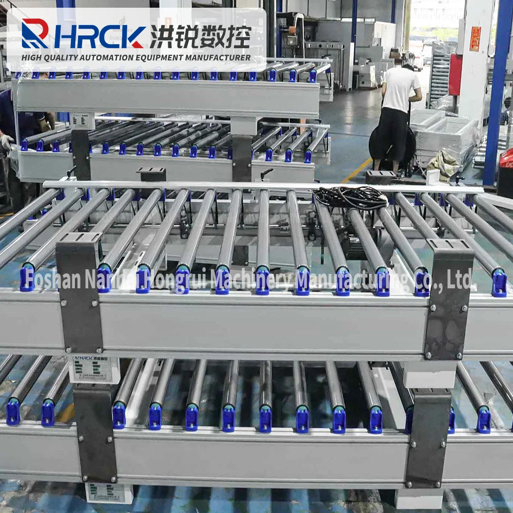 China Manufactured Expandable Flexible Motorized Rubber-Coated Roller Conveyor