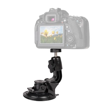 G095 Vehicle-mounted Single Sucker Stand Suction sup ABS Plastic Rotate 180 Degrees Mobile Phone Holder for Motion Camera detail image