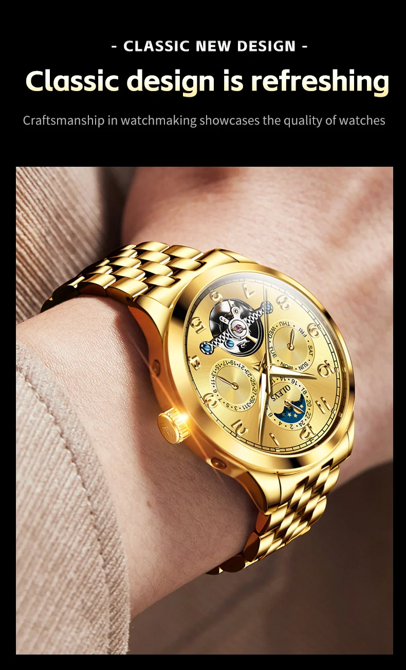OLEVS 7018 Automatic Mechanical Watch description image 6